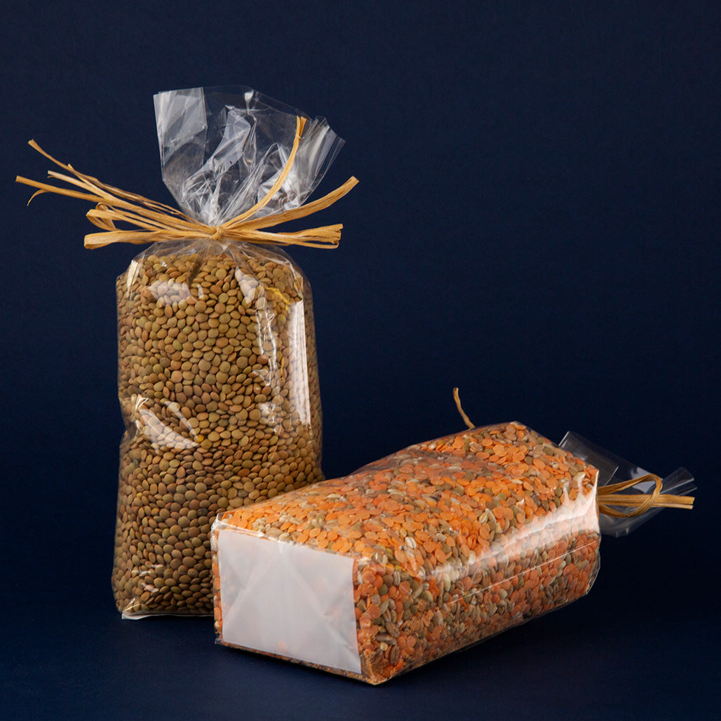 Sacchetti Royal con fondo carta in polipropilene bilaccato PPL 35my